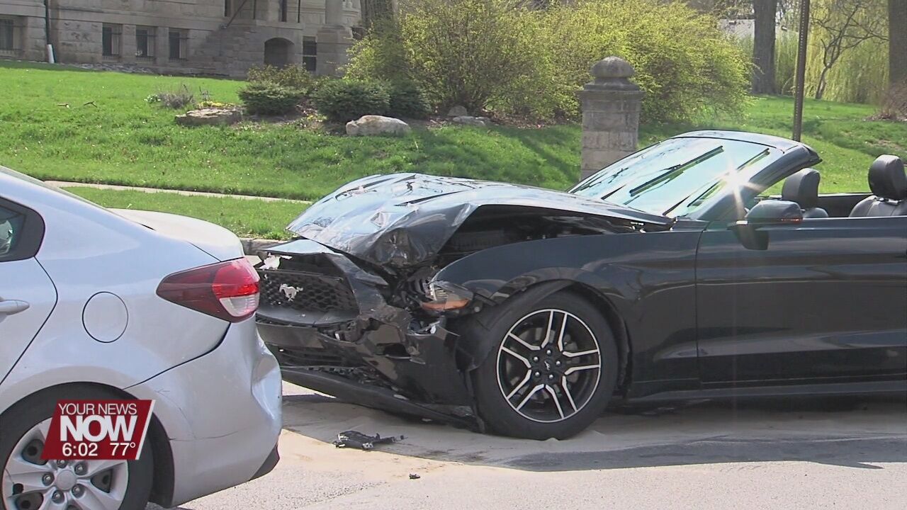 One person sent to hospital following crash